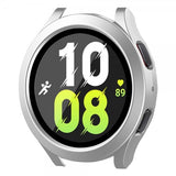 Enkay Samsung Galaxy Watch 4/5 44mm Skal med Inbyggt skärmskydd Silver