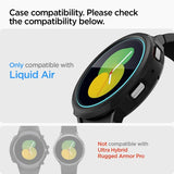 Spigen Samsung Galaxy Watch 4/5 44mm Skärmskydd GLAS.tR EZ Fit 2-pack