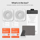Spigen Samsung Galaxy Watch 4/5 44mm Skärmskydd GLAS.tR EZ Fit 2-pack