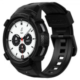 Spigen Samsung Galaxy Watch 4 Classic 42mm Skal med armband Rugged Armor Pro Svart