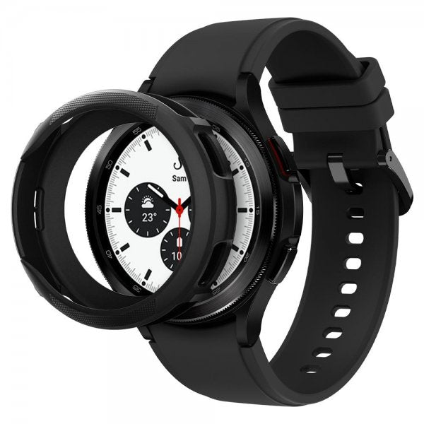 Spigen Samsung Galaxy Watch 4 Classic 46mm Skal Liquid Air Matte Black