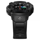 Spigen Samsung Galaxy Watch 4 Classic 46mm Skal med armband Rugged Armor Pro Svart