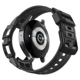 Spigen Samsung Galaxy Watch 6 40mm Skal och Armband Rugged Armor Pro Svart
