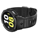 Spigen Samsung Galaxy Watch 6 40mm Skal och Armband Rugged Armor Pro Svart