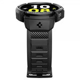 Spigen Samsung Galaxy Watch 6 44mm Skal och Armband Rugged Armor Pro Svart
