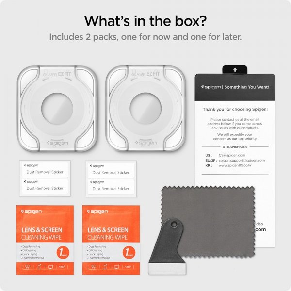 Spigen Samsung Galaxy Watch 6 44mm Skärmskydd GLAS.tR EZ Fit 2-pack
