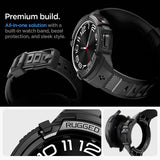 Spigen Samsung Galaxy Watch 6 Classic 47mm Skal och Armband Rugged Armor Pro Svart