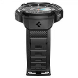 Spigen Samsung Galaxy Watch 6 Classic 47mm Skal och Armband Rugged Armor Pro Svart
