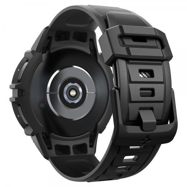 Spigen Samsung Galaxy Watch 6 Classic 47mm Skal och Armband Rugged Armor Pro Svart