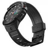 Spigen Samsung Galaxy Watch 6 Classic 47mm Skal och Armband Rugged Armor Pro Svart