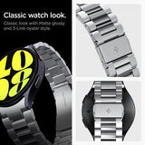 Spigen Samsung Galaxy Watch 7 40/44mm Armband Modern Fit 316L Silver