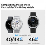 Spigen Samsung Galaxy Watch 8 40/44mm/Classic 46mm Armband Enzo Svart