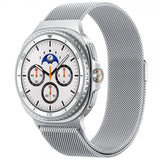 Spigen Samsung Galaxy Watch 8 40/44mm/Classic 46mm Armband Metal Fit Silver