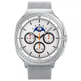 Spigen Samsung Galaxy Watch 8 40/44mm/Classic 46mm Armband Metal Fit Silver