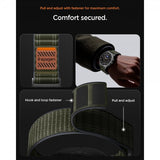 Spigen Samsung Galaxy Watch 8 40/44mm/Classic 46mm Armband WBF0 Grön
