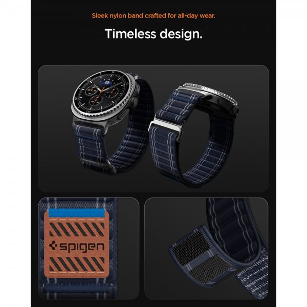 Spigen Samsung Galaxy Watch 8 40/44mm/Classic 46mm Armband WBF0 Navy