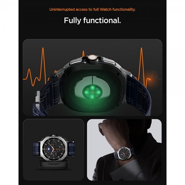 Spigen Samsung Galaxy Watch 8 40/44mm/Classic 46mm Armband WBF0 Navy
