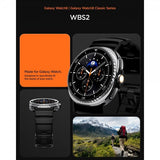 Spigen Samsung Galaxy Watch 8 40/44mm/Classic 46mm Armband WBS2 Svart
