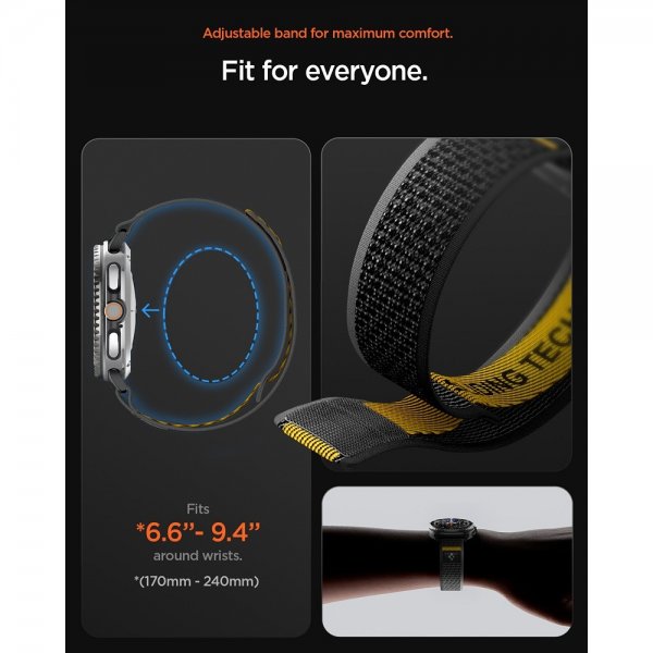 Spigen Samsung Galaxy Watch 8 40/44mm/Classic 46mm Armband Athlex Air Active Black