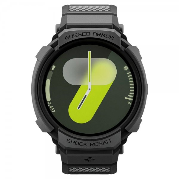 Spigen Samsung Galaxy Watch 8 40mm Armband och Skal Rugged Armor Pro Matte Black