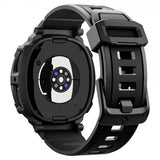 Spigen Samsung Galaxy Watch 8 40mm Armband och Skal Rugged Armor Pro Matte Black