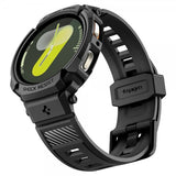 Spigen Samsung Galaxy Watch 8 40mm Armband och Skal Rugged Armor Pro Matte Black