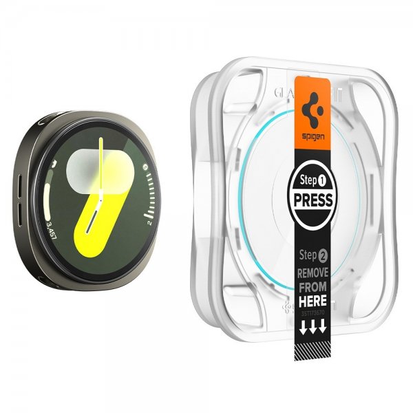 Spigen Samsung Galaxy Watch 8 44mm Skärmskydd GLAS.tR EZ Fit 2-pack