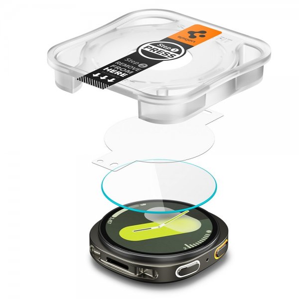 Spigen Samsung Galaxy Watch 8 40mm Skärmskydd GLAS.tR EZ Fit 2-pack