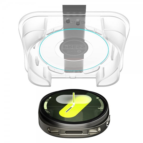 Spigen Samsung Galaxy Watch 8 40mm Skärmskydd GLAS.tR EZ Fit 2-pack