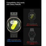 Spigen Samsung Galaxy Watch 8 40mm Skärmskydd GLAS.tR EZ Fit 2-pack