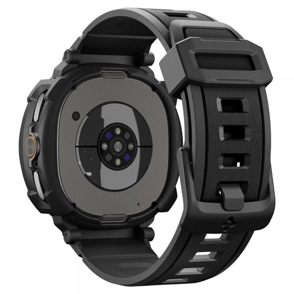 Spigen Samsung Galaxy Watch 8 Classic 46mm Armband och Skal Rugged Armor Pro Matte Black