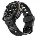 Spigen Samsung Galaxy Watch 8 Classic 46mm Armband och Skal Rugged Armor Pro Matte Black