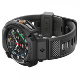 Spigen Samsung Galaxy Watch 8 Classic 46mm Armband och Skal Rugged Armor Pro Matte Black