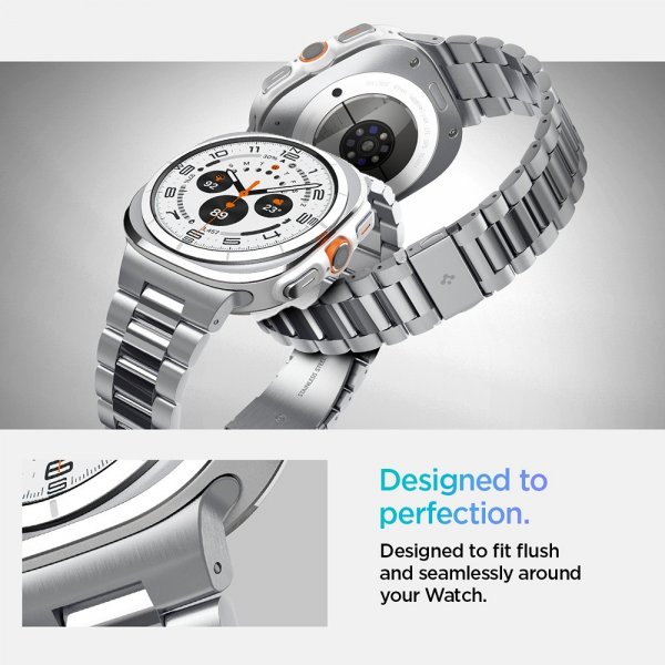 Spigen Samsung Galaxy Watch Ultra 47mm Armband Modern Fit 316L Silver