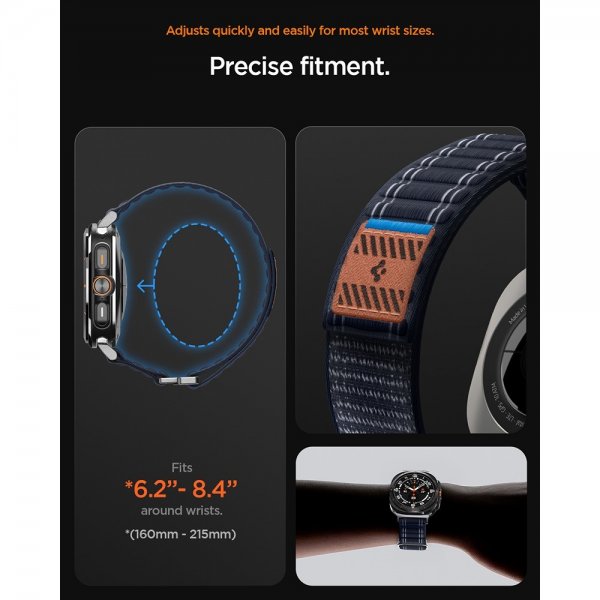 Spigen Samsung Galaxy Watch Ultra 47mm Armband WBF0 Svart