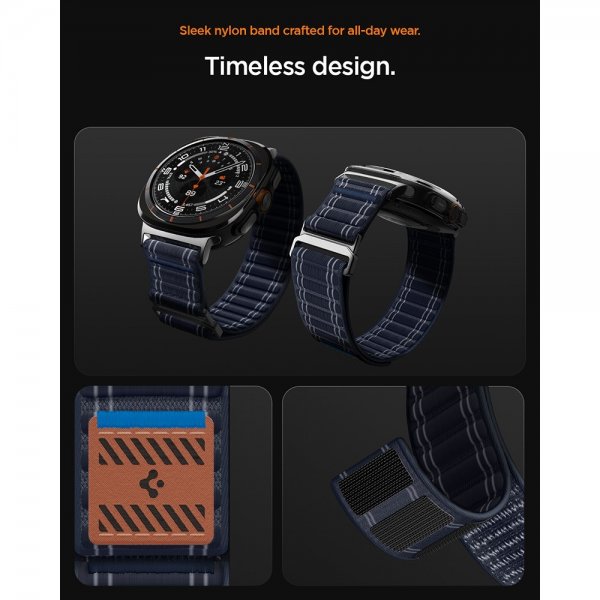 Spigen Samsung Galaxy Watch Ultra 47mm Armband WBF0 Svart