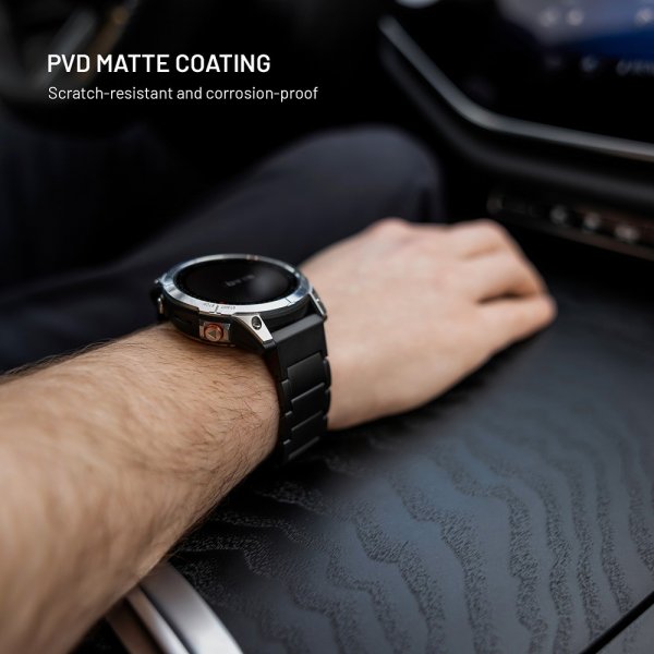Fixed Samsung Galaxy Watch Ultra Armband Titanium Strap Svart