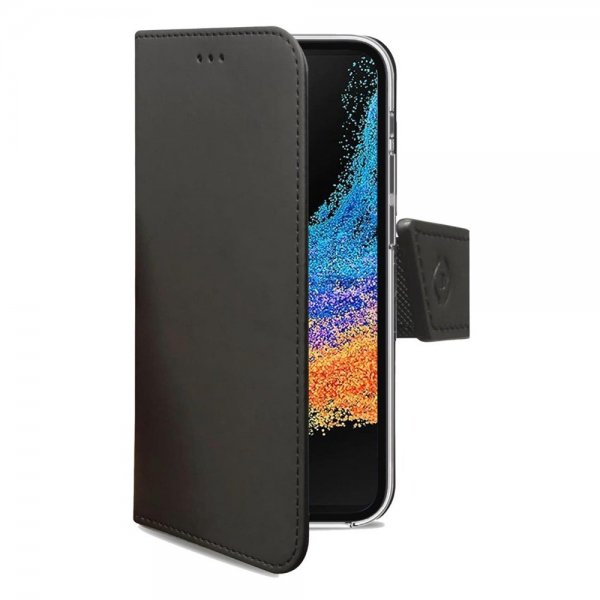 Celly Samsung Galaxy Xcover 6 Pro Fodral Wally Wallet Case Svart