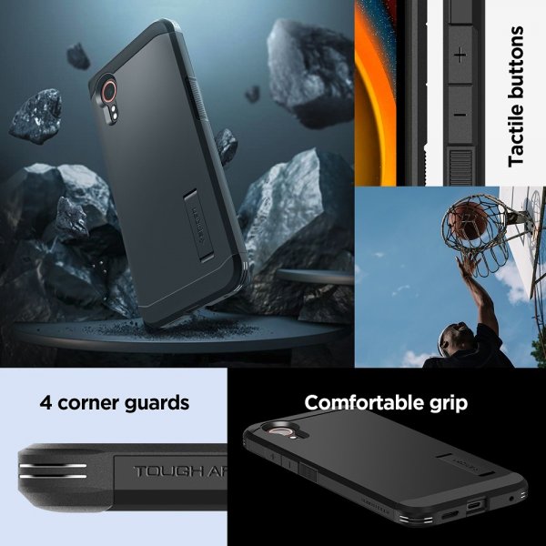 Spigen Samsung Galaxy XCover 7 Skal Tough Armor Svart