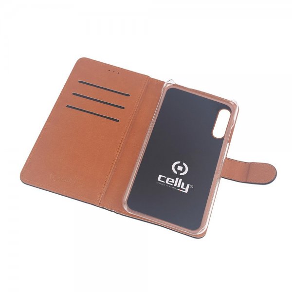 Celly Samsung Galaxy XCover Pro Fodral Wally Wallet Case Svart