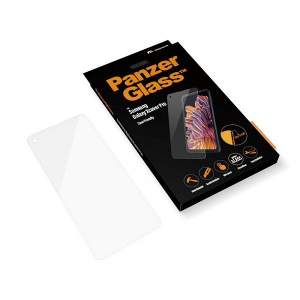 PanzerGlass Samsung Galaxy XCover Pro Skärmskydd Edge-to-Edge Case Friendly
