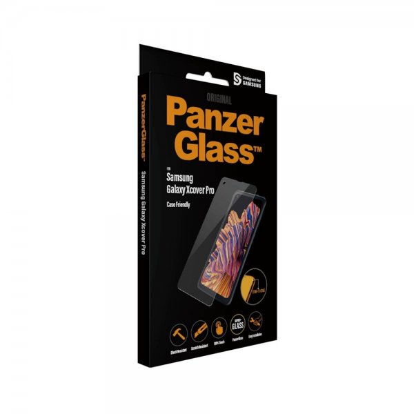 PanzerGlass Samsung Galaxy XCover Pro Skärmskydd Edge-to-Edge Case Friendly