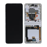 Samsung Galaxy Z Flip 3 5G 2021 (F711) Skärm med LCD Display Original - Kräm