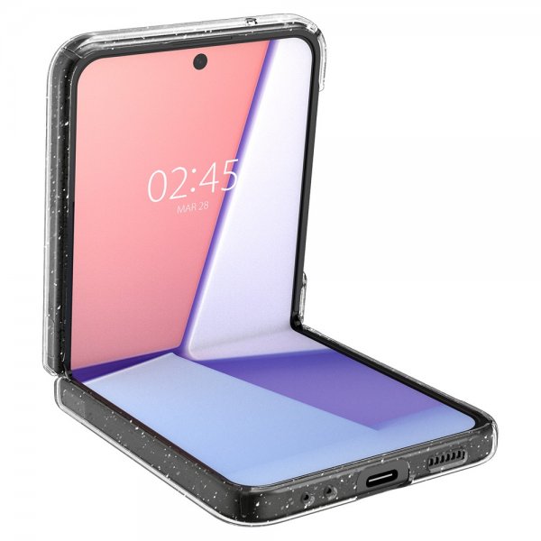 Spigen Samsung Galaxy Z Flip 4 Skal Air Skin Glitter Crystal Quartz