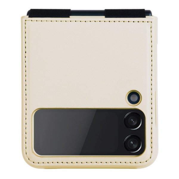 Nillkin Samsung Galaxy Z Flip 4 Skal Qin Series Guld