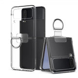 Spigen Samsung Galaxy Z Flip 4 Skal Thin Fit Ring My Sketch Crystal Clear