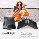 Spigen Samsung Galaxy Z Flip 4 Skal Thin Fit Ring My Sketch Crystal Clear