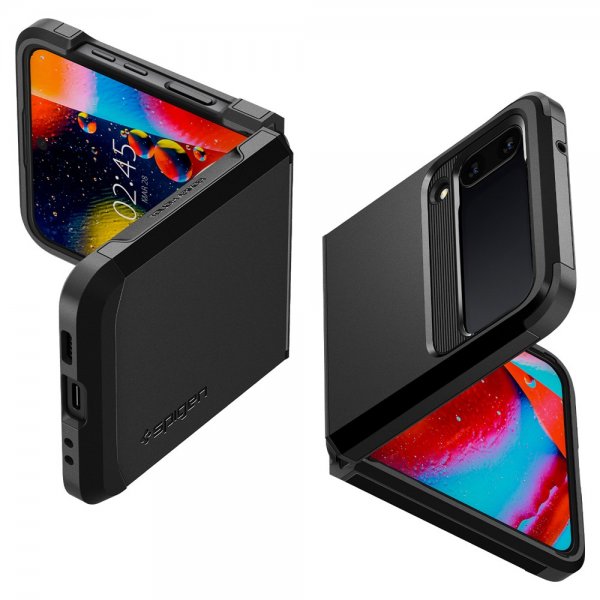 Spigen Samsung Galaxy Z Flip 4 Skal Tough Armor Svart