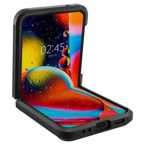 Spigen Samsung Galaxy Z Flip 4 Skal Tough Armor Svart