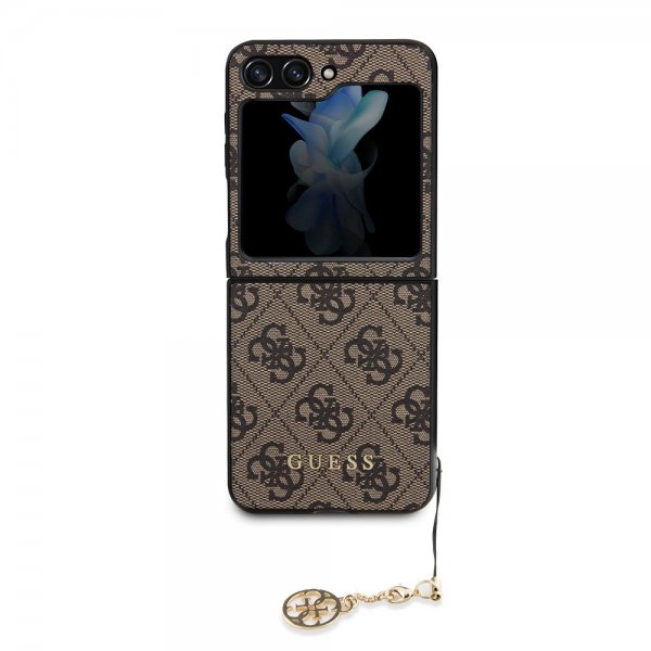 Guess Samsung Galaxy Z Flip 5 Skal 4G Charm Brun